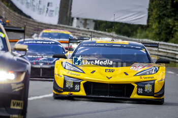 2024-06-15 - 81 EASTWOOD Charlie (irl), ANDRADE Rui (ang), VAN ROMPUY Tom (bel), TF Sport, Corvette Z06 GT3.R #81, LM GT3, FIA WEC, action during the 2024 24 Hours of Le Mans, 4th round of the 2024 FIA World Endurance Championship, on the Circuit des 24 Heures du Mans, from June 15 to 16, 2024 in Le Mans, France - 24 HEURES DU MANS 2024 - RACE - ENDURANCE - MOTORS