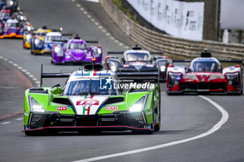 2024-06-15 - 19 GROSJEAN Romain (fra), CALDARELLI Andrea (ita), CAIROLI Matteo (ita), Lamborghini Iron Lynx, Lamborghini SC63 #19, Hypercar, action during the 2024 24 Hours of Le Mans, 4th round of the 2024 FIA World Endurance Championship, on the Circuit des 24 Heures du Mans, from June 15 to 16, 2024 in Le Mans, France - 24 HEURES DU MANS 2024 - RACE - ENDURANCE - MOTORS