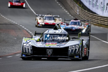 2024-06-15 - 93 VERGNE Jean-Eric (fra), JENSEN Mikkel (dnk), MULLER Nico (swi), Peugeot TotalEnergies, Peugeot 9x8 #93, Hypercar, FIA WEC, action during the 2024 24 Hours of Le Mans, 4th round of the 2024 FIA World Endurance Championship, on the Circuit des 24 Heures du Mans, from June 15 to 16, 2024 in Le Mans, France - 24 HEURES DU MANS 2024 - RACE - ENDURANCE - MOTORS