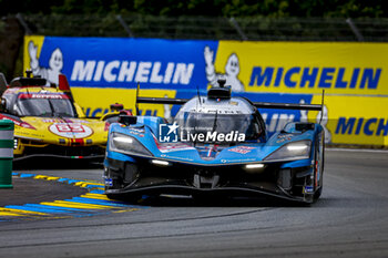 2024-06-15 - 36 VAXIVIERE Matthieu (fra), SCHUMACHER Mick (ger), LAPIERRE Nicolas (fra), Alpine Endurance Team, Alpine A424 #36, Hypercar, FIA WEC, action during the 2024 24 Hours of Le Mans, 4th round of the 2024 FIA World Endurance Championship, on the Circuit des 24 Heures du Mans, from June 15 to 16, 2024 in Le Mans, France - 24 HEURES DU MANS 2024 - RACE - ENDURANCE - MOTORS