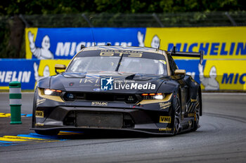 2024-06-15 - 88 OLSEN Dennis (dnk), PEDERSEN Mikkel (dnk), RODA Giorgio (ita), Proton Competition, Ford Mustang GT3 #88, LM GT3, FIA WEC, action during the 2024 24 Hours of Le Mans, 4th round of the 2024 FIA World Endurance Championship, on the Circuit des 24 Heures du Mans, from June 15 to 16, 2024 in Le Mans, France - 24 HEURES DU MANS 2024 - RACE - ENDURANCE - MOTORS