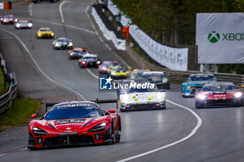 2024-06-15 - 70 IRIBE Brendan (usa), MILLROY Ollie (gar), SCHANDORFF Frederik (dnk), Inception Racing, McLaren 720S LMGT3 Evo, LM GT3, action during the 2024 24 Hours of Le Mans, 4th round of the 2024 FIA World Endurance Championship, on the Circuit des 24 Heures du Mans, from June 15 to 16, 2024 in Le Mans, France - 24 HEURES DU MANS 2024 - RACE - ENDURANCE - MOTORS