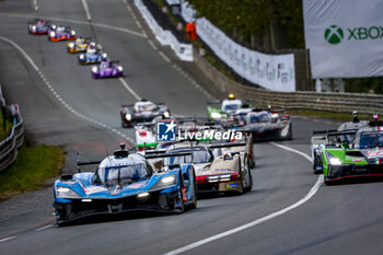 2024-06-15 - 36 VAXIVIERE Matthieu (fra), SCHUMACHER Mick (ger), LAPIERRE Nicolas (fra), Alpine Endurance Team, Alpine A424 #36, Hypercar, FIA WEC, action during the 2024 24 Hours of Le Mans, 4th round of the 2024 FIA World Endurance Championship, on the Circuit des 24 Heures du Mans, from June 15 to 16, 2024 in Le Mans, France - 24 HEURES DU MANS 2024 - RACE - ENDURANCE - MOTORS