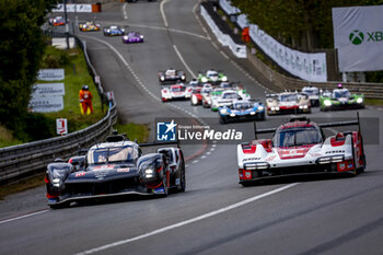 2024-06-15 - 08 BUEMI Sébastien (swi), HARTLEY Brendon (nzl), HIRAKAWA Ryo (jpn), Toyota Gazoo Racing, Toyota GR010 - Hybrid #08, Hypercar, FIA WEC, action during the 2024 24 Hours of Le Mans, 4th round of the 2024 FIA World Endurance Championship, on the Circuit des 24 Heures du Mans, from June 15 to 16, 2024 in Le Mans, France - 24 HEURES DU MANS 2024 - RACE - ENDURANCE - MOTORS