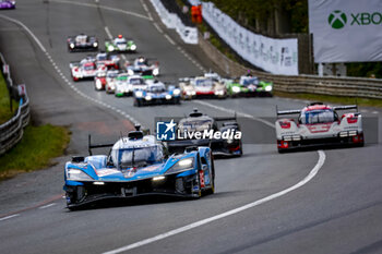 2024-06-15 - 35 MILESI Charles (fra), HABSBURG-Lothringen Ferdinand (aut), CHATIN Paul-Loup (fra), Alpine Endurance Team #35, Alpine A424, Hypercar, FIA WEC, action during the 2024 24 Hours of Le Mans, 4th round of the 2024 FIA World Endurance Championship, on the Circuit des 24 Heures du Mans, from June 15 to 16, 2024 in Le Mans, France - 24 HEURES DU MANS 2024 - RACE - ENDURANCE - MOTORS