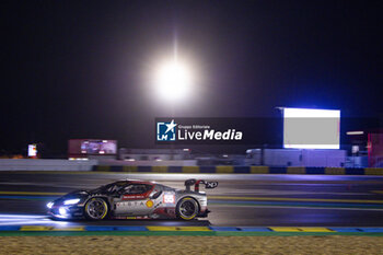 2024-06-15 - 55 HERIAU François (fra), MANN Simon (usa), ROVERA Alessio (ita), Vista AF Corse, Ferrari 296 GT3 #55, LM GT3, FIA WEC, action during the 2024 24 Hours of Le Mans, 4th round of the 2024 FIA World Endurance Championship, on the Circuit des 24 Heures du Mans, from June 15 to 16, 2024 in Le Mans, France - 24 HEURES DU MANS 2024 - RACE - ENDURANCE - MOTORS