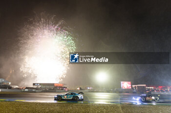 2024-06-15 - 77 BARKER Ben (gbr), HARDWICK Ryan (usa), ROBICHON Zacharie (can), Proton Competition, Ford Mustang GT3 #77, LM GT3, FIA WEC, action during the 2024 24 Hours of Le Mans, 4th round of the 2024 FIA World Endurance Championship, on the Circuit des 24 Heures du Mans, from June 15 to 16, 2024 in Le Mans, France - 24 HEURES DU MANS 2024 - RACE - ENDURANCE - MOTORS