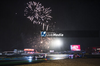 2024-06-15 - 38 RASMUSSEN Oliver (dnk), HANSON Philip (gbr), BUTTON Jenson (gbr), Hertz Team Jota, Porsche 963 #38, Hypercar, FIA WEC, 11 VERNAY Jean-Karl (fra), SERRAVALLE Antonio (can), WATTANA BENNETT Carl (tha), Isotta Fraschini, Isotta Fraschini Tipo6-C #11, Hypercar, FIA WEC, action during the 2024 24 Hours of Le Mans, 4th round of the 2024 FIA World Endurance Championship, on the Circuit des 24 Heures du Mans, from June 15 to 16, 2024 in Le Mans, France - 24 HEURES DU MANS 2024 - RACE - ENDURANCE - MOTORS