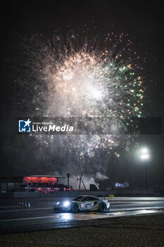 2024-06-15 - 92 MALYKHIN Aliaksandr (kna), STURM Joel (ger), BACHLER Klaus (aut), Manthey Purerxcing, Porsche 911 GT3 R #91, LM GT3, FIA WEC, action during the 2024 24 Hours of Le Mans, 4th round of the 2024 FIA World Endurance Championship, on the Circuit des 24 Heures du Mans, from June 15 to 16, 2024 in Le Mans, France - 24 HEURES DU MANS 2024 - RACE - ENDURANCE - MOTORS