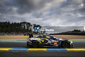 2024-06-15 - 46 MARTIN Maxime (bel), ROSSI Valentino (ita), AL HARTHY Ahmad (omn), Team WRT, BMW M4 GT3 #46, LM GT3 #44, FIA WEC, action during the 2024 24 Hours of Le Mans, 4th round of the 2024 FIA World Endurance Championship, on the Circuit des 24 Heures du Mans, from June 15 to 16, 2024 in Le Mans, France - 24 HEURES DU MANS 2024 - RACE - ENDURANCE - MOTORS