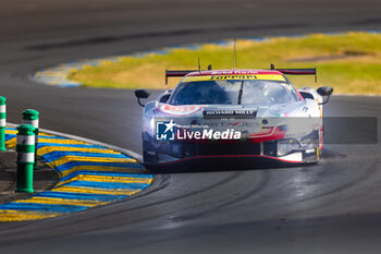 2024-06-15 - 55 HERIAU François (fra), MANN Simon (usa), ROVERA Alessio (ita), Vista AF Corse, Ferrari 296 GT3 #55, LM GT3, FIA WEC, action during the 2024 24 Hours of Le Mans, 4th round of the 2024 FIA World Endurance Championship, on the Circuit des 24 Heures du Mans, from June 15 to 16, 2024 in Le Mans, France - 24 HEURES DU MANS 2024 - RACE - ENDURANCE - MOTORS