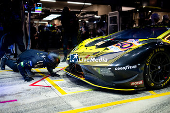 2024-06-15 - 60 SCHIAVONI Claudio (ita), CRESSONI Matteo (ita), PERERA Franck (fra), Iron Lynx, Lamborghini Huracan GT3 Evo2 #60, LM GT3, FIA WEC, action during the 2024 24 Hours of Le Mans, 4th round of the 2024 FIA World Endurance Championship, on the Circuit des 24 Heures du Mans, from June 15 to 16, 2024 in Le Mans, France - 24 HEURES DU MANS 2024 - RACE - ENDURANCE - MOTORS