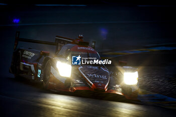 2024-06-15 - 22 JARVIS Oliver (gbr), GARG Bijoy (usa), SIEGEL Nolan (usa), United Autosports, Oreca 07 - Gibson #22, LMP2, action during the 2024 24 Hours of Le Mans, 4th round of the 2024 FIA World Endurance Championship, on the Circuit des 24 Heures du Mans, from June 15 to 16, 2024 in Le Mans, France - 24 HEURES DU MANS 2024 - RACE - ENDURANCE - MOTORS