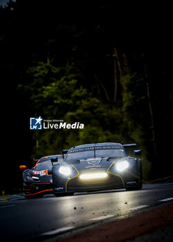 2024-06-15 - 27 JAMES Ian (usa), MANCINELLI Daniel (ita), RIBERAS Alex (spa), Heart of Racing Team, Aston Martin Vantage GT3 #27, LM GT3, FIA WEC, action during the 2024 24 Hours of Le Mans, 4th round of the 2024 FIA World Endurance Championship, on the Circuit des 24 Heures du Mans, from June 15 to 16, 2024 in Le Mans, France - 24 HEURES DU MANS 2024 - RACE - ENDURANCE - MOTORS