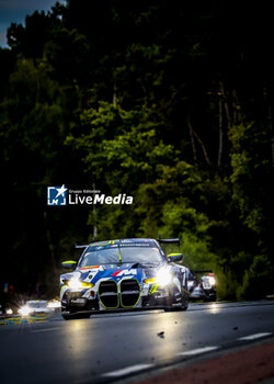 2024-06-15 - 46 MARTIN Maxime (bel), ROSSI Valentino (ita), AL HARTHY Ahmad (omn), Team WRT, BMW M4 GT3 #46, LM GT3 #44, FIA WEC, action during the 2024 24 Hours of Le Mans, 4th round of the 2024 FIA World Endurance Championship, on the Circuit des 24 Heures du Mans, from June 15 to 16, 2024 in Le Mans, France - 24 HEURES DU MANS 2024 - RACE - ENDURANCE - MOTORS