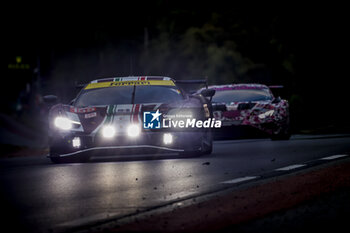 2024-06-15 - 155 LAURSEN Johnny (dnk), LAURSEN Conrad (dnk), TAYLOR Jordan (usa), Spirit of Race, Ferrari 296 LMGT3 #155, LM GT3, action during the 2024 24 Hours of Le Mans, 4th round of the 2024 FIA World Endurance Championship, on the Circuit des 24 Heures du Mans, from June 15 to 16, 2024 in Le Mans, France - 24 HEURES DU MANS 2024 - RACE - ENDURANCE - MOTORS