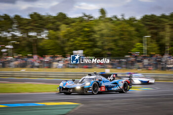 2024-06-15 - 36 VAXIVIERE Matthieu (fra), SCHUMACHER Mick (ger), LAPIERRE Nicolas (fra), Alpine Endurance Team, Alpine A424 #36, Hypercar, FIA WEC, action during the 2024 24 Hours of Le Mans, 4th round of the 2024 FIA World Endurance Championship, on the Circuit des 24 Heures du Mans, from June 15 to 16, 2024 in Le Mans, France - 24 HEURES DU MANS 2024 - RACE - ENDURANCE - MOTORS