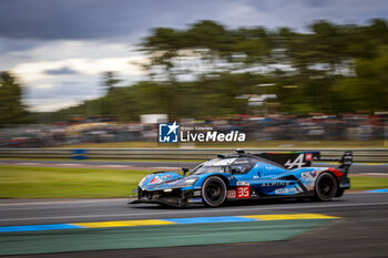 2024-06-15 - 35 MILESI Charles (fra), HABSBURG-Lothringen Ferdinand (aut), CHATIN Paul-Loup (fra), Alpine Endurance Team #35, Alpine A424, Hypercar, FIA WEC, action during the 2024 24 Hours of Le Mans, 4th round of the 2024 FIA World Endurance Championship, on the Circuit des 24 Heures du Mans, from June 15 to 16, 2024 in Le Mans, France - 24 HEURES DU MANS 2024 - RACE - ENDURANCE - MOTORS