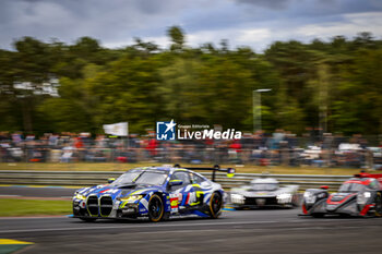 2024-06-15 - 46 MARTIN Maxime (bel), ROSSI Valentino (ita), AL HARTHY Ahmad (omn), Team WRT, BMW M4 GT3 #46, LM GT3 #44, FIA WEC, action during the 2024 24 Hours of Le Mans, 4th round of the 2024 FIA World Endurance Championship, on the Circuit des 24 Heures du Mans, from June 15 to 16, 2024 in Le Mans, France - 24 HEURES DU MANS 2024 - RACE - ENDURANCE - MOTORS