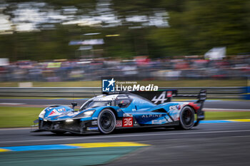 2024-06-15 - 36 VAXIVIERE Matthieu (fra), SCHUMACHER Mick (ger), LAPIERRE Nicolas (fra), Alpine Endurance Team, Alpine A424 #36, Hypercar, FIA WEC, action during the 2024 24 Hours of Le Mans, 4th round of the 2024 FIA World Endurance Championship, on the Circuit des 24 Heures du Mans, from June 15 to 16, 2024 in Le Mans, France - 24 HEURES DU MANS 2024 - RACE - ENDURANCE - MOTORS