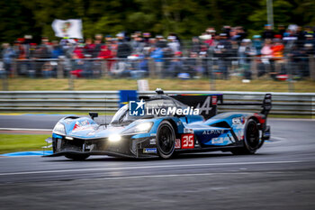 2024-06-15 - 35 MILESI Charles (fra), HABSBURG-Lothringen Ferdinand (aut), CHATIN Paul-Loup (fra), Alpine Endurance Team #35, Alpine A424, Hypercar, FIA WEC, action during the 2024 24 Hours of Le Mans, 4th round of the 2024 FIA World Endurance Championship, on the Circuit des 24 Heures du Mans, from June 15 to 16, 2024 in Le Mans, France - 24 HEURES DU MANS 2024 - RACE - ENDURANCE - MOTORS