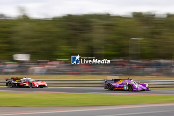 2024-06-15 - 14 HYETT PJ (usa), DELETRAZ Louis (swi), QUINN Alex (gbr), AO by TF, Oreca 07 - Gibson #14, LMP2 PRO/AM, action during the 2024 24 Hours of Le Mans, 4th round of the 2024 FIA World Endurance Championship, on the Circuit des 24 Heures du Mans, from June 15 to 16, 2024 in Le Mans, France - 24 HEURES DU MANS 2024 - RACE - ENDURANCE - MOTORS