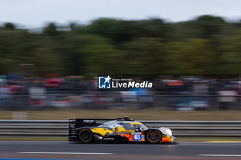 2024-06-15 - 65 SALES Rodrigo (usa), BECHE Mathias (swi), HUFFAKER Scott (usa), Panis Racing, Oreca 07 - Gibson #65, LMP2 PRO/AM, action during the 2024 24 Hours of Le Mans, 4th round of the 2024 FIA World Endurance Championship, on the Circuit des 24 Heures du Mans, from June 15 to 16, 2024 in Le Mans, France - 24 HEURES DU MANS 2024 - RACE - ENDURANCE - MOTORS