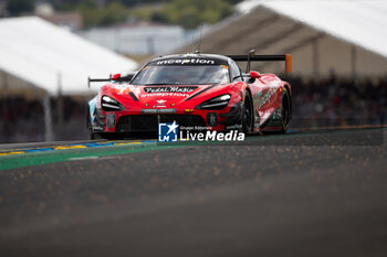 2024-06-15 - 70 IRIBE Brendan (usa), MILLROY Ollie (gar), SCHANDORFF Frederik (dnk), Inception Racing, McLaren 720S LMGT3 Evo, LM GT3, action during the 2024 24 Hours of Le Mans, 4th round of the 2024 FIA World Endurance Championship, on the Circuit des 24 Heures du Mans, from June 15 to 16, 2024 in Le Mans, France - 24 HEURES DU MANS 2024 - RACE - ENDURANCE - MOTORS