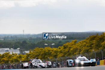 2024-06-15 - 36 VAXIVIERE Matthieu (fra), SCHUMACHER Mick (ger), LAPIERRE Nicolas (fra), Alpine Endurance Team, Alpine A424 #36, Hypercar, FIA WEC, action 183 PERRODO François (fra), BARNICOAT Ben (gbr), VARRONE Nicolas (arg), AF Corse, Oreca 07 - Gibson #183, LMP2 PRO/AM, action during the 2024 24 Hours of Le Mans, 4th round of the 2024 FIA World Endurance Championship, on the Circuit des 24 Heures du Mans, from June 15 to 16, 2024 in Le Mans, France - 24 HEURES DU MANS 2024 - RACE - ENDURANCE - MOTORS