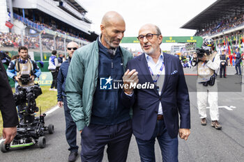 2024-06-15 - ZIDANE Zinedine (fra), Start of the 24 Hours of Le Mans 2024, MILLE Richard (fra), Président ot the FIA Endurance Commission, portrait during the starting grid of the 2024 24 Hours of Le Mans, 4th round of the 2024 FIA World Endurance Championship, on the Circuit des 24 Heures du Mans, on June 15, 2024 in Le Mans, France - 24 HEURES DU MANS 2024 - STARTING GRID - ENDURANCE - MOTORS