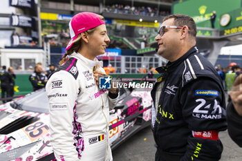 2024-06-15 - BOVY Sarah (bel), Iron Dames, Lamborghini Huracan GT3 Evo2 #85, LM GT3, FIA WEC, portrait during the starting grid of the 2024 24 Hours of Le Mans, 4th round of the 2024 FIA World Endurance Championship, on the Circuit des 24 Heures du Mans, on June 15, 2024 in Le Mans, France - 24 HEURES DU MANS 2024 - STARTING GRID - ENDURANCE - MOTORS