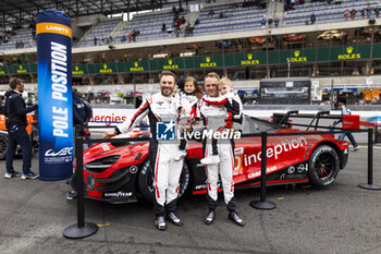 2024-06-15 - IRIBE Brendan (usa), Inception Racing, McLaren 720S LMGT3 Evo, LM GT3, MILLROY Ollie (gar), Inception Racing, McLaren 720S LMGT3 Evo, LM GT3, portrait during the starting grid of the 2024 24 Hours of Le Mans, 4th round of the 2024 FIA World Endurance Championship, on the Circuit des 24 Heures du Mans, on June 15, 2024 in Le Mans, France - 24 HEURES DU MANS 2024 - STARTING GRID - ENDURANCE - MOTORS