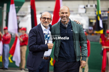 2024-06-15 - MILLE Richard (fra), Président ot the FIA Endurance Commission, ZIDANE Zinedine (fra), Start of the 24 Hours of Le Mans 2024, portrait during the starting grid of the 2024 24 Hours of Le Mans, 4th round of the 2024 FIA World Endurance Championship, on the Circuit des 24 Heures du Mans, on June 15, 2024 in Le Mans, France - 24 HEURES DU MANS 2024 - STARTING GRID - ENDURANCE - MOTORS