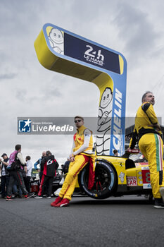 2024-06-15 - SHWARTZMAN Robert (isr), AF Corse, Ferrari 499P #83, Hypercar, FIA WEC, portrait during the starting grid of the 2024 24 Hours of Le Mans, 4th round of the 2024 FIA World Endurance Championship, on the Circuit des 24 Heures du Mans, on June 15, 2024 in Le Mans, France - 24 HEURES DU MANS 2024 - STARTING GRID - ENDURANCE - MOTORS