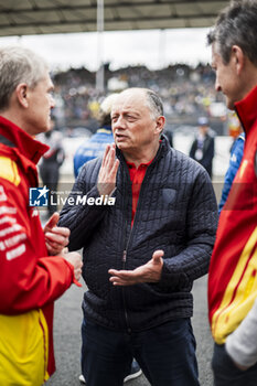 2024-06-15 - VASSEUR Frederic during the starting grid of the 2024 24 Hours of Le Mans, 4th round of the 2024 FIA World Endurance Championship, on the Circuit des 24 Heures du Mans, on June 15, 2024 in Le Mans, France - 24 HEURES DU MANS 2024 - STARTING GRID - ENDURANCE - MOTORS