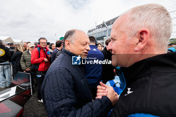 2024-06-15 - VASSEUR Frédéric (fra), Team Principal of Ferrari F1, portrait SINAULT Philippe (fra), Team Principal of Alpine Endurance Team, portrait during the starting grid of the 2024 24 Hours of Le Mans, 4th round of the 2024 FIA World Endurance Championship, on the Circuit des 24 Heures du Mans, on June 15, 2024 in Le Mans, France - 24 HEURES DU MANS 2024 - STARTING GRID - ENDURANCE - MOTORS