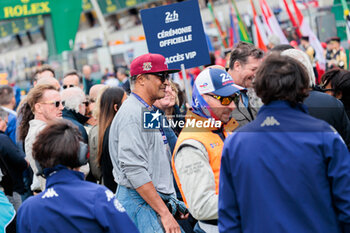 2024-06-15 - Yannick NOAH, former tennis player, portrait during the starting grid of the 2024 24 Hours of Le Mans, 4th round of the 2024 FIA World Endurance Championship, on the Circuit des 24 Heures du Mans, on June 15, 2024 in Le Mans, France - 24 HEURES DU MANS 2024 - STARTING GRID - ENDURANCE - MOTORS