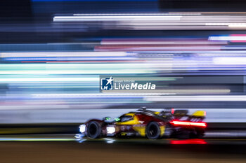 2024-06-16 - 50 FUOCO Antonio (ita), MOLINA Miguel (spa), NIELSEN Nicklas (dnk), Ferrari AF Corse, Ferrari 499P #50, Hypercar, FIA WEC, action during the 2024 24 Hours of Le Mans, 4th round of the 2024 FIA World Endurance Championship, on the Circuit des 24 Heures du Mans, from June 15 to 16, 2024 in Le Mans, France - 24 HEURES DU MANS 2024 - RACE - ENDURANCE - MOTORS