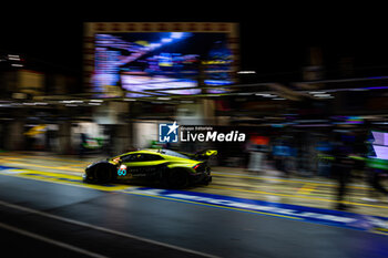 2024-06-16 - 60 SCHIAVONI Claudio (ita), CRESSONI Matteo (ita), PERERA Franck (fra), Iron Lynx, Lamborghini Huracan GT3 Evo2 #60, LM GT3, FIA WEC, action during the 2024 24 Hours of Le Mans, 4th round of the 2024 FIA World Endurance Championship, on the Circuit des 24 Heures du Mans, from June 15 to 16, 2024 in Le Mans, France - 24 HEURES DU MANS 2024 - RACE - ENDURANCE - MOTORS