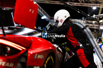 2024-06-16 - Inception mechanic, mecanicien during the 2024 24 Hours of Le Mans, 4th round of the 2024 FIA World Endurance Championship, on the Circuit des 24 Heures du Mans, from June 15 to 16, 2024 in Le Mans, France - 24 HEURES DU MANS 2024 - RACE - ENDURANCE - MOTORS