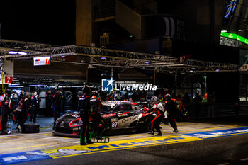 2024-06-16 - 87 HAWKSWORTH Jack (gbr), KIMURA Takeshi (jpn), MASSON Esteban (fra), Akkodis ASP Team, Lexus RC F GT3 #87, LM GT3, FIA WEC, action during the 2024 24 Hours of Le Mans, 4th round of the 2024 FIA World Endurance Championship, on the Circuit des 24 Heures du Mans, from June 15 to 16, 2024 in Le Mans, France - 24 HEURES DU MANS 2024 - RACE - ENDURANCE - MOTORS