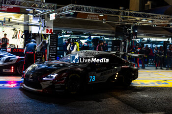 2024-06-16 - 78 VAN DER LINDE Kelvin (zaf), BOGUSLAVSKIY Timur, ROBIN Arnold (fra), Akkodis ASP Team, Lexus RC F GT3 #78, LM GT3, FIA WEC, action during the 2024 24 Hours of Le Mans, 4th round of the 2024 FIA World Endurance Championship, on the Circuit des 24 Heures du Mans, from June 15 to 16, 2024 in Le Mans, France - 24 HEURES DU MANS 2024 - RACE - ENDURANCE - MOTORS