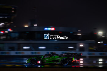 2024-06-16 - 19 GROSJEAN Romain (fra), CALDARELLI Andrea (ita), CAIROLI Matteo (ita), Lamborghini Iron Lynx, Lamborghini SC63 #19, Hypercar, action during the 2024 24 Hours of Le Mans, 4th round of the 2024 FIA World Endurance Championship, on the Circuit des 24 Heures du Mans, from June 15 to 16, 2024 in Le Mans, France - 24 HEURES DU MANS 2024 - RACE - ENDURANCE - MOTORS