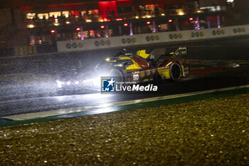 2024-06-16 - 50 FUOCO Antonio (ita), MOLINA Miguel (spa), NIELSEN Nicklas (dnk), Ferrari AF Corse, Ferrari 499P #50, Hypercar, FIA WEC, action during the 2024 24 Hours of Le Mans, 4th round of the 2024 FIA World Endurance Championship, on the Circuit des 24 Heures du Mans, from June 15 to 16, 2024 in Le Mans, France - 24 HEURES DU MANS 2024 - RACE - ENDURANCE - MOTORS