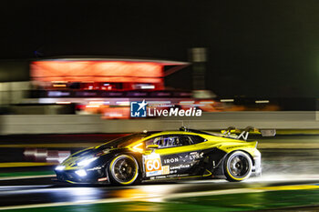 2024-06-16 - 60 SCHIAVONI Claudio (ita), CRESSONI Matteo (ita), PERERA Franck (fra), Iron Lynx, Lamborghini Huracan GT3 Evo2 #60, LM GT3, FIA WEC, action during the 2024 24 Hours of Le Mans, 4th round of the 2024 FIA World Endurance Championship, on the Circuit des 24 Heures du Mans, from June 15 to 16, 2024 in Le Mans, France - 24 HEURES DU MANS 2024 - RACE - ENDURANCE - MOTORS