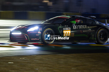 2024-06-16 - 777 SORENSEN Marco (dnk), BASTARD Erwan (fra), HOSHINO Satoshi (jpn), D'Station Racing, Aston Martin Vantage GT3 #777, LM GT3, FIA WEC, action during the 2024 24 Hours of Le Mans, 4th round of the 2024 FIA World Endurance Championship, on the Circuit des 24 Heures du Mans, from June 15 to 16, 2024 in Le Mans, France - 24 HEURES DU MANS 2024 - RACE - ENDURANCE - MOTORS