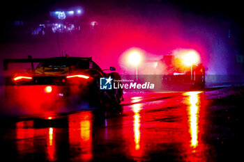 2024-06-16 - illustration night, nuit, rain, pluie, during the 2024 24 Hours of Le Mans, 4th round of the 2024 FIA World Endurance Championship, on the Circuit des 24 Heures du Mans, from June 15 to 16, 2024 in Le Mans, France - 24 HEURES DU MANS 2024 - RACE - ENDURANCE - MOTORS