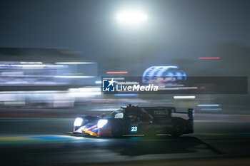 2024-06-16 - 23 KEATING Ben (usa), ALBUQUERQUE Filipe (prt), HANLEY Ben (gbr), United Autosports USA, Oreca 07 - Gibson #23 PRO/AM, LMP2, action during the 2024 24 Hours of Le Mans, 4th round of the 2024 FIA World Endurance Championship, on the Circuit des 24 Heures du Mans, from June 15 to 16, 2024 in Le Mans, France - 24 HEURES DU MANS 2024 - RACE - ENDURANCE - MOTORS