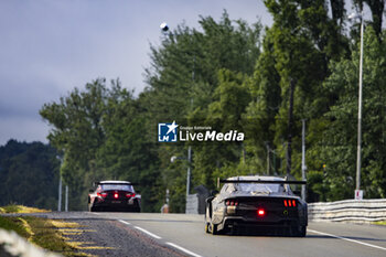 2024-06-16 - 88 OLSEN Dennis (dnk), PEDERSEN Mikkel (dnk), RODA Giorgio (ita), Proton Competition, Ford Mustang GT3 #88, LM GT3, FIA WEC, action during the 2024 24 Hours of Le Mans, 4th round of the 2024 FIA World Endurance Championship, on the Circuit des 24 Heures du Mans, from June 15 to 16, 2024 in Le Mans, France - 24 HEURES DU MANS 2024 - RACE - ENDURANCE - MOTORS