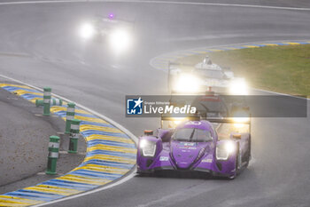 2024-06-16 - 14 HYETT PJ (usa), DELETRAZ Louis (swi), QUINN Alex (gbr), AO by TF, Oreca 07 - Gibson #14, LMP2 PRO/AM, action during the 2024 24 Hours of Le Mans, 4th round of the 2024 FIA World Endurance Championship, on the Circuit des 24 Heures du Mans, from June 15 to 16, 2024 in Le Mans, France - 24 HEURES DU MANS 2024 - RACE - ENDURANCE - MOTORS